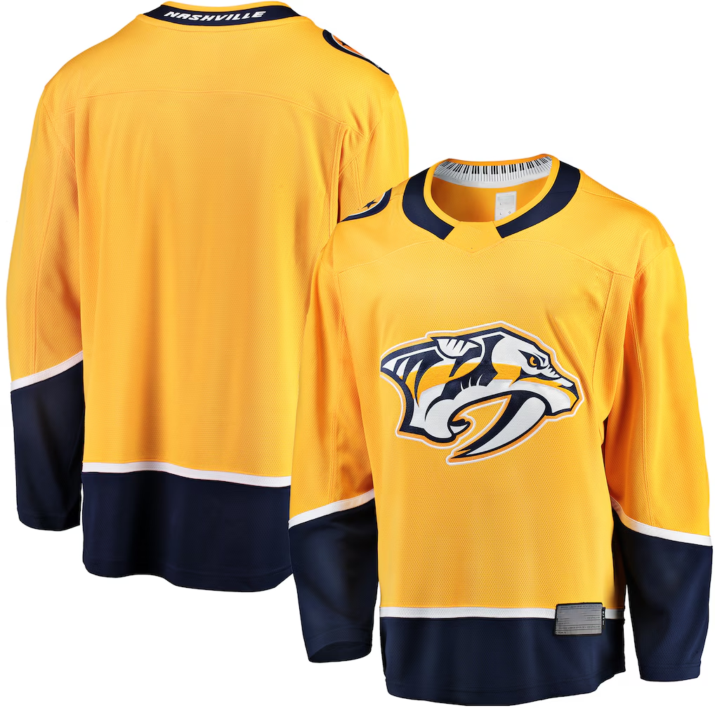 Tuec N.Predators Gold Breakaway Home Jerseys
