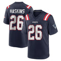 Tuec NE.Patriots #26 Hassan Haskins Navy Home Game Stitched Jerseys