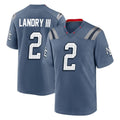 Tuec NE.Patriots #2 Harold Landry III Player Blue Rivalries Collection Home Game Stitched Jerseys