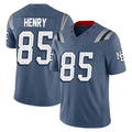 Tuec NE.Patriots #85 Hunter Henry Player Blue Limited Rivalries Collection Home Game Stitched Jerseys