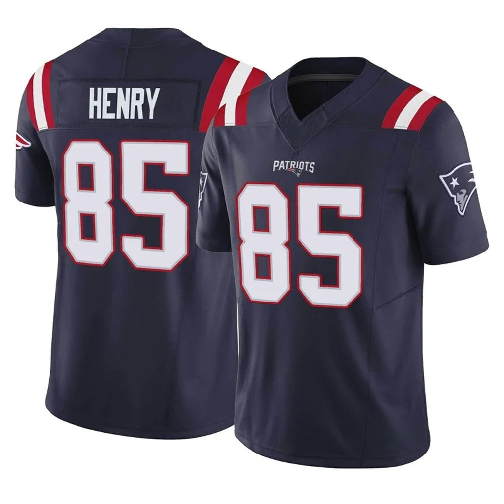 Tuec NE.Patriots #85 Hunter Henry Player Navy Limited Vapor F.U.S.E. Home Game Stitched Jerseys