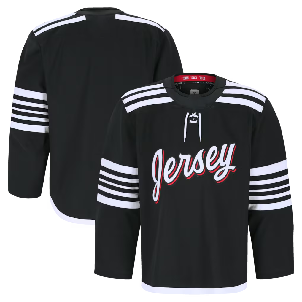 Tuec N.Jersey Devils Black Alternate Authentic Pro Jerseys