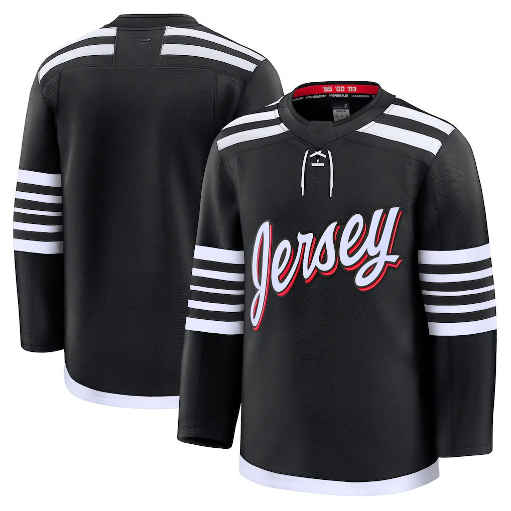 Tuec N.Jersey Devils Black Alternate Premium Jerseys