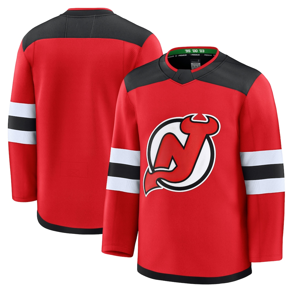 Tuec N.Jersey Devils Red Home Premium Jerseys