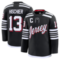 Tuec N.Jersey Devils #13 Nico Hischier Black Alternate Premium Jerseys