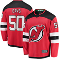 Tuec N.Jersey Devils #50 Nico Daws Red Home Breakaway Player Jerseys