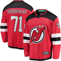Tuec N.Jersey Devils #71 Jonas Siegenthaler Red Home Breakaway Player Jerseys