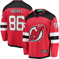 Tuec N.Jersey Devils #86 Jack Hughes Red Breakaway Player Jerseys