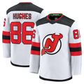 Tuec N.Jersey Devils #86 Jack Hughes White Away Premium Jerseys