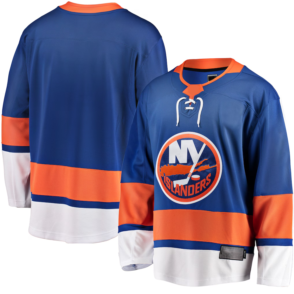 Tuec NY.Islanders Blue Breakaway Home Jerseys