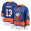 Tuec NY.Islanders #13 Mathew Barzal Royal Breakaway Player Jerseys