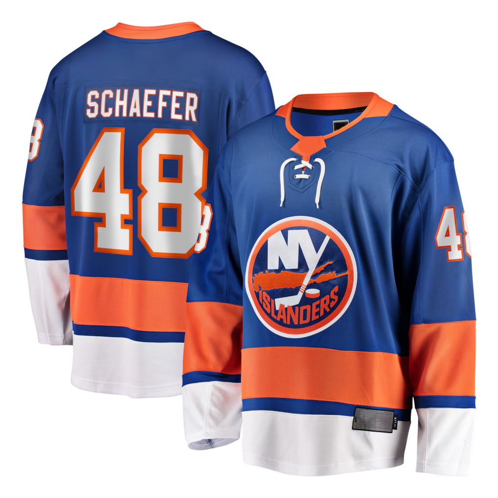Tuec NY.Islanders #48 Matthew Schaefer Royal Home Breakaway Player Jerseys