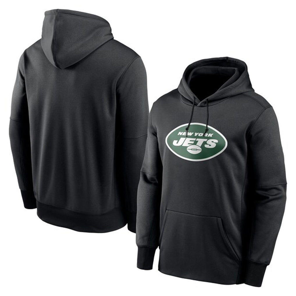 Tuec NY.Jets Black LOGO Pullover Hoodies Limited Game Blank Player Stitched Jerseys