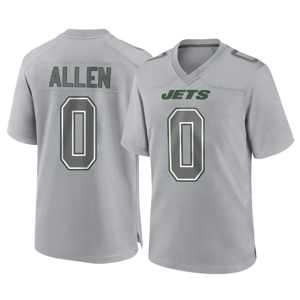 Tuec NY.Jets #0 Braelon Allen Player Gray Limited Atmosphere Fashion Home Game Stitched Jerseys