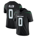 Tuec NY.Jets #0 Braelon Allen Player Stealth Black Limited Vapor Home Game Stitched Jerseys