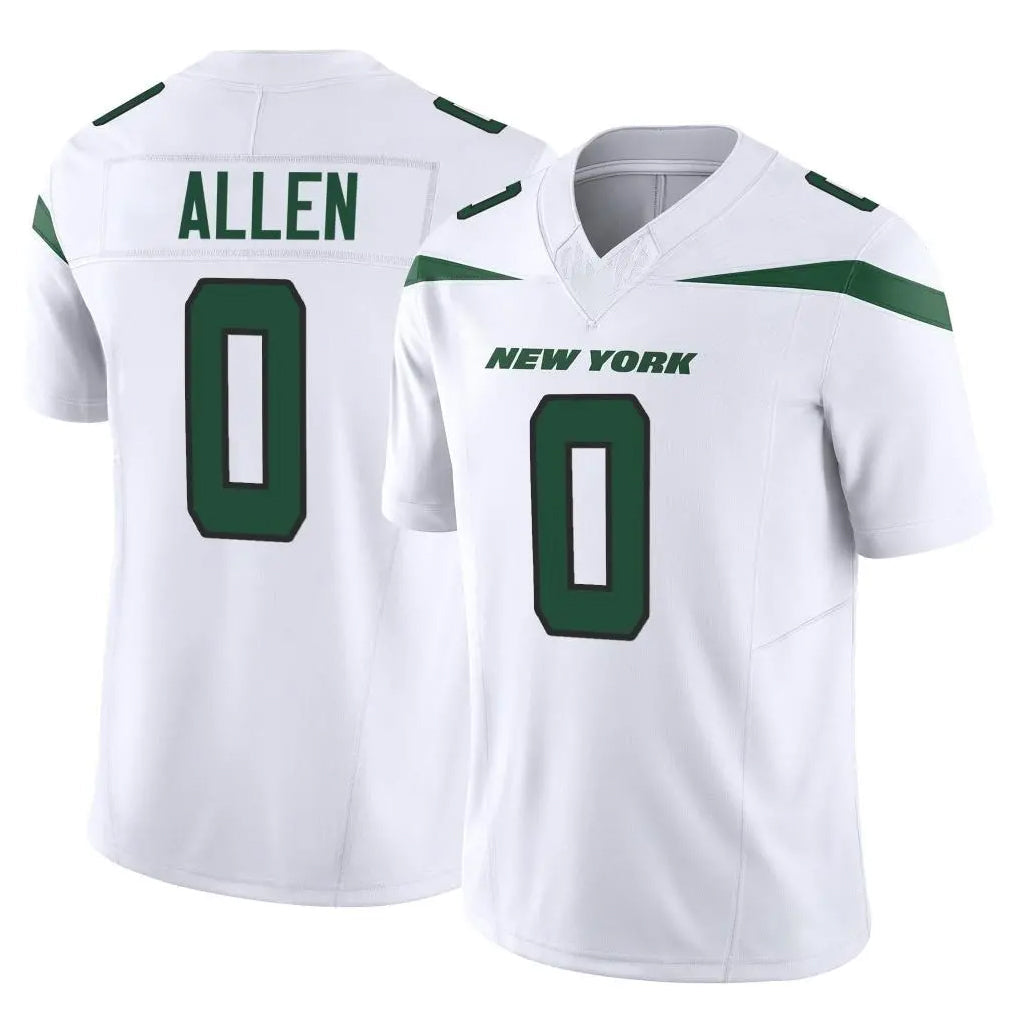 Tuec NY.Jets #0 Braelon Allen Player White Limited Vapor F.U.S.E. Home Game Stitched Jerseys
