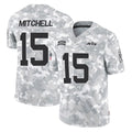 Tuec NY.Jets #15 Adonai Mitchell Player Arctic Camo Salute to Service Limited Game Stitched Jerseys