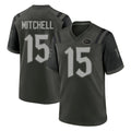 Tuec NY.Jets #15 Adonai Mitchell Player Green 2025 Rivalries Collection Home Game Stitched Jerseys