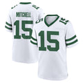 Tuec NY.Jets #15 Adonai Mitchell Player White Legacy Home Game Stitched Jerseys