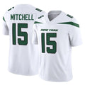 Tuec NY.Jets #15 Adonai Mitchell Player White Limited Vapor F.U.S.E. Home Game Stitched Jerseys