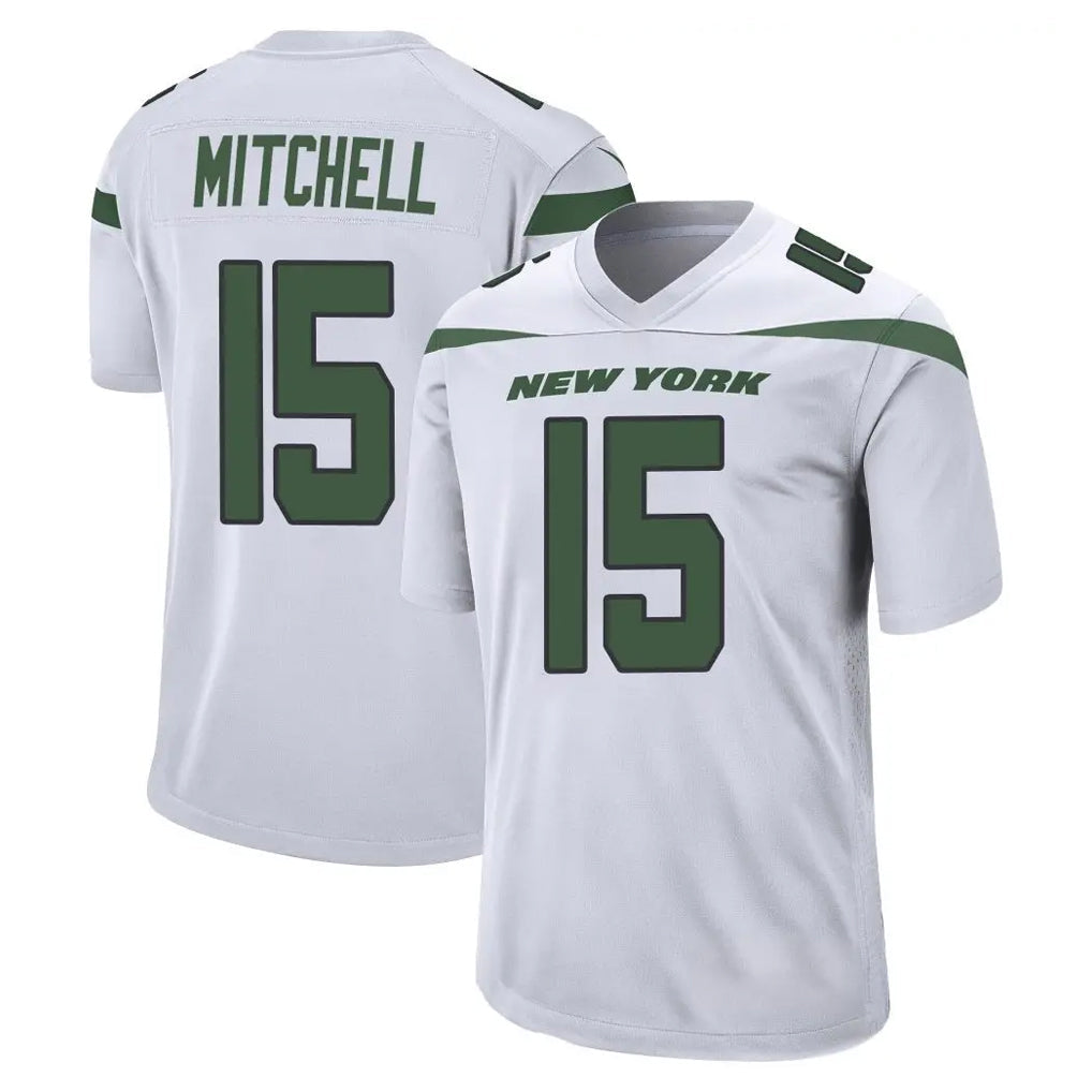 Tuec NY.Jets #15 Adonai Mitchell Player White Spotlight Home Game Stitched Jerseys