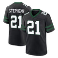 Tuec NY.Jets #21 Brandon Stephens Player Black Legacy Home Game Stitched Jerseys