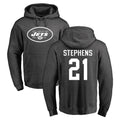 Tuec NY.Jets #21 Brandon Stephens Player Gray Pullover Hoodies Limited Game Stitched Jerseys