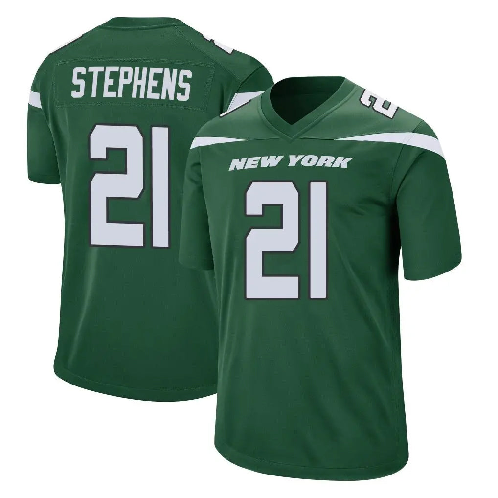 Tuec NY.Jets #21 Brandon Stephens Player Green Home Game Stitched Jerseys