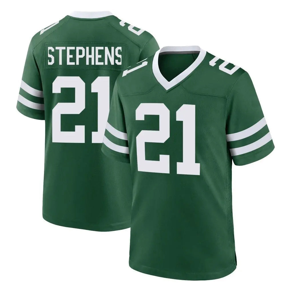 Tuec NY.Jets #21 Brandon Stephens Player Green Legacy Home Game Stitched Jerseys