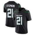 Tuec NY.Jets #21 Brandon Stephens Player Stealth Black Limited Vapor Home Game Stitched Jerseys