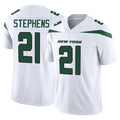 Tuec NY.Jets #21 Brandon Stephens Player White Limited Vapor F.U.S.E. Home Game Stitched Jerseys