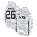 Tuec NY.Jets #26 Nahshon Wright Player Arctic Camo Salute to Service Pullover Hoodies Limited Game Stitched Jerseys