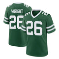 Tuec NY.Jets #26 Nahshon Wright Player Green Legacy Home Game Stitched Jerseys
