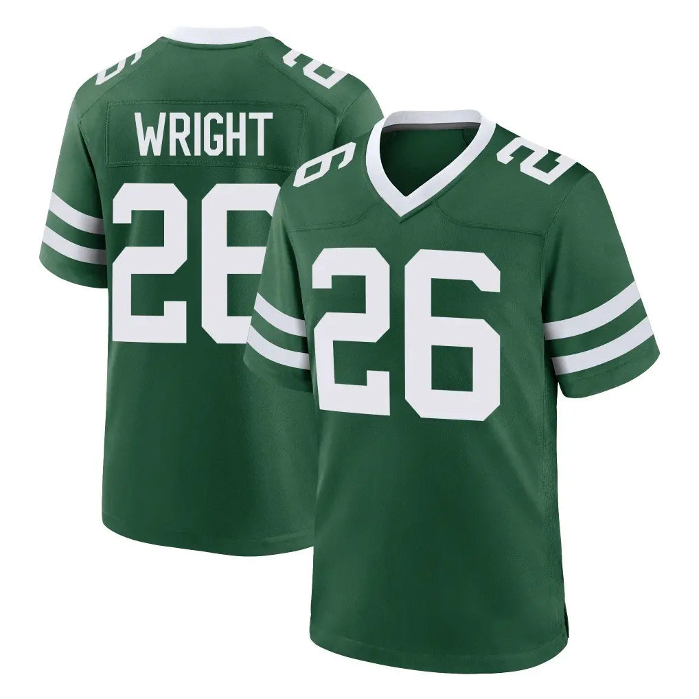 Tuec NY.Jets #26 Nahshon Wright Player Green Legacy Home Game Stitched Jerseys
