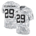 Tuec NY.Jets #29 Minkah Fitzpatrick Player Arctic Camo Salute to Service Limited Game Stitched Jerseys