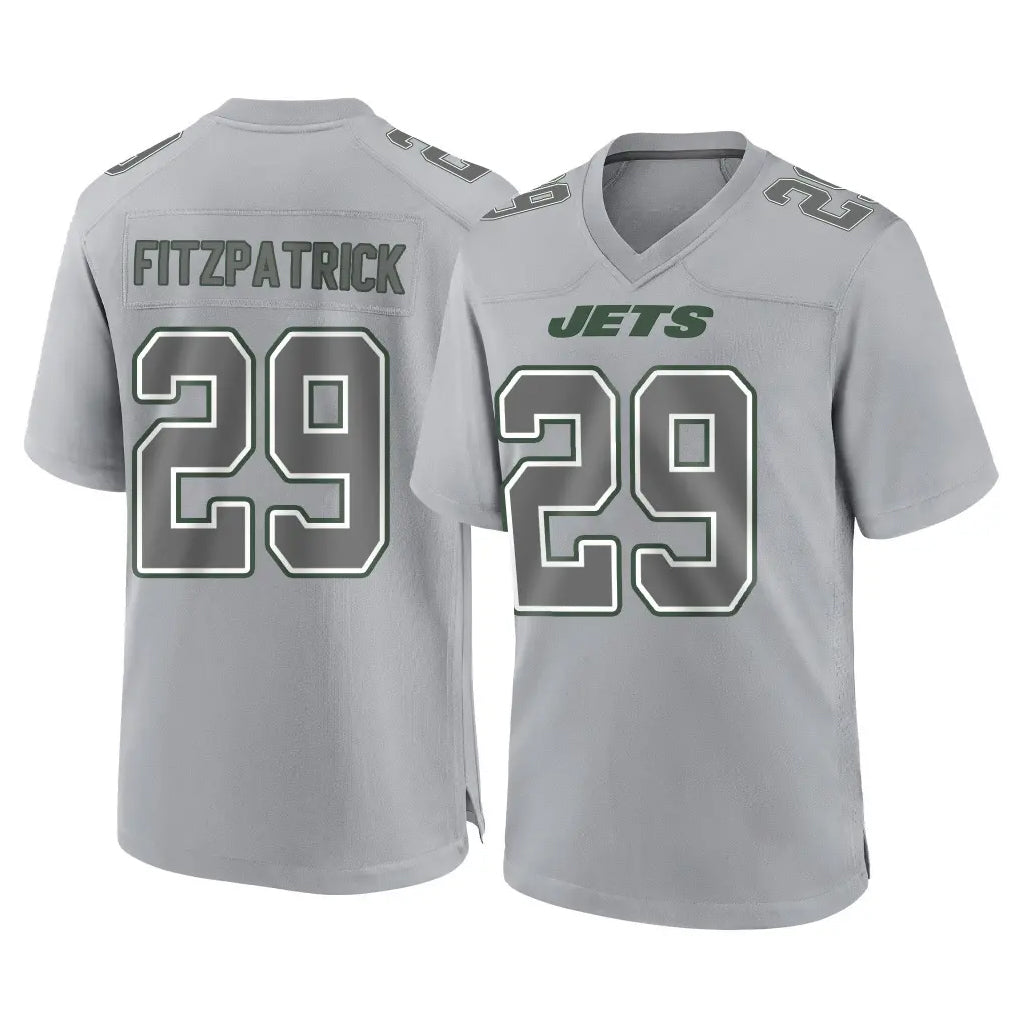 Tuec NY.Jets #29 Minkah Fitzpatrick Player Gray Limited Atmosphere Fashion Home Game Stitched Jerseys