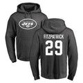 Tuec NY.Jets #29 Minkah Fitzpatrick Player Gray Pullover Hoodies Limited Game Stitched Jerseys