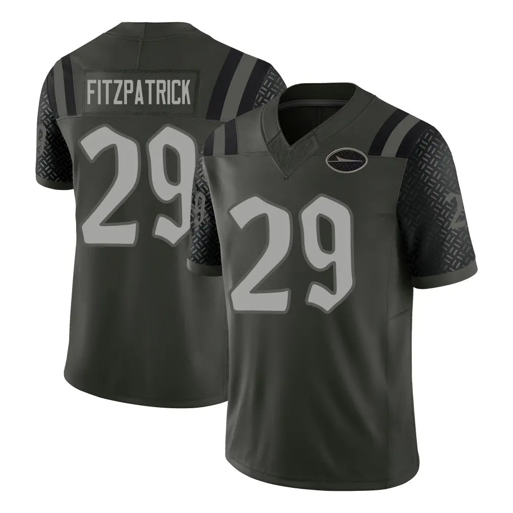 Tuec NY.Jets #29 Minkah Fitzpatrick Player Green Limited 2025 Rivalries Collection Home Game Stitched Jerseys