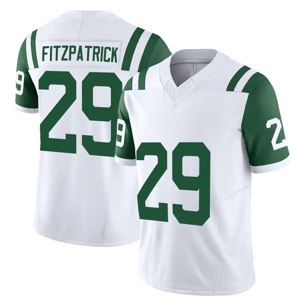 Tuec NY.Jets #29 Minkah Fitzpatrick Player White Limited Classic Vapor F.U.S.E. Home Game Stitched Jerseys