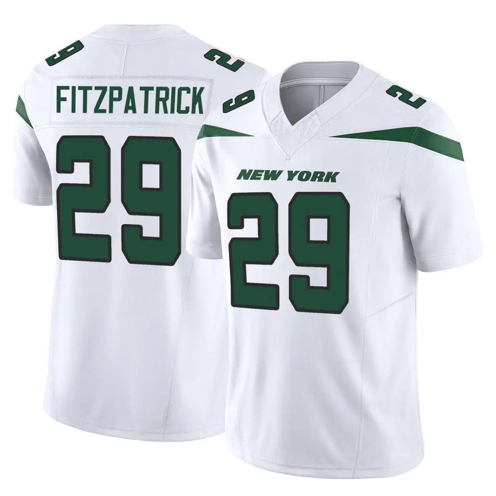 Tuec NY.Jets #29 Minkah Fitzpatrick Player White Limited Vapor F.U.S.E. Home Game Stitched Jerseys