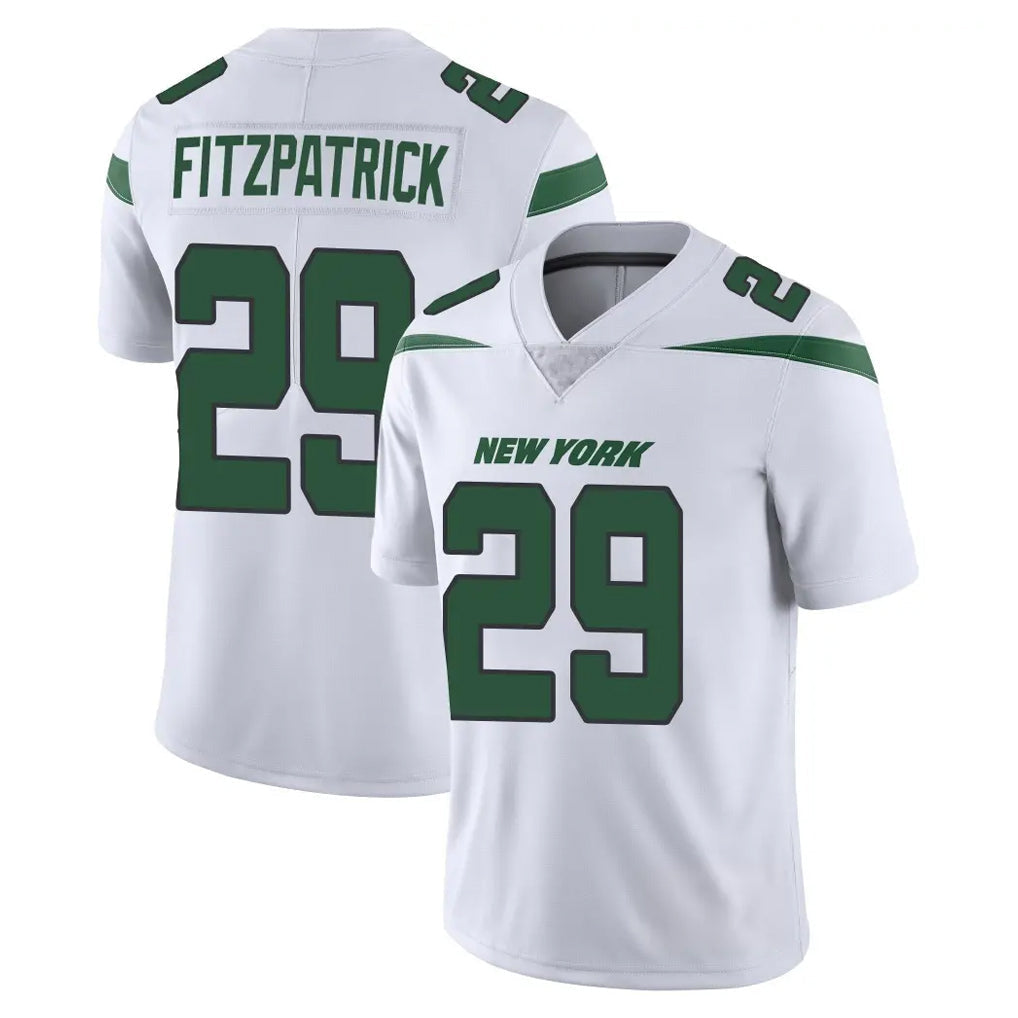 Tuec NY.Jets #29 Minkah Fitzpatrick Player White Spotlight Limited Vapor Home Game Stitched Jerseys