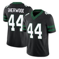 Tuec NY.Jets #44 Jamien Sherwood Player Black Limited Legacy Vapor F.U.S.E. Home Game Stitched Jerseys