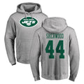 Tuec NY.Jets #44 Jamien Sherwood Player Gray LOGO Pullover Hoodies Limited Game Stitched Jerseys