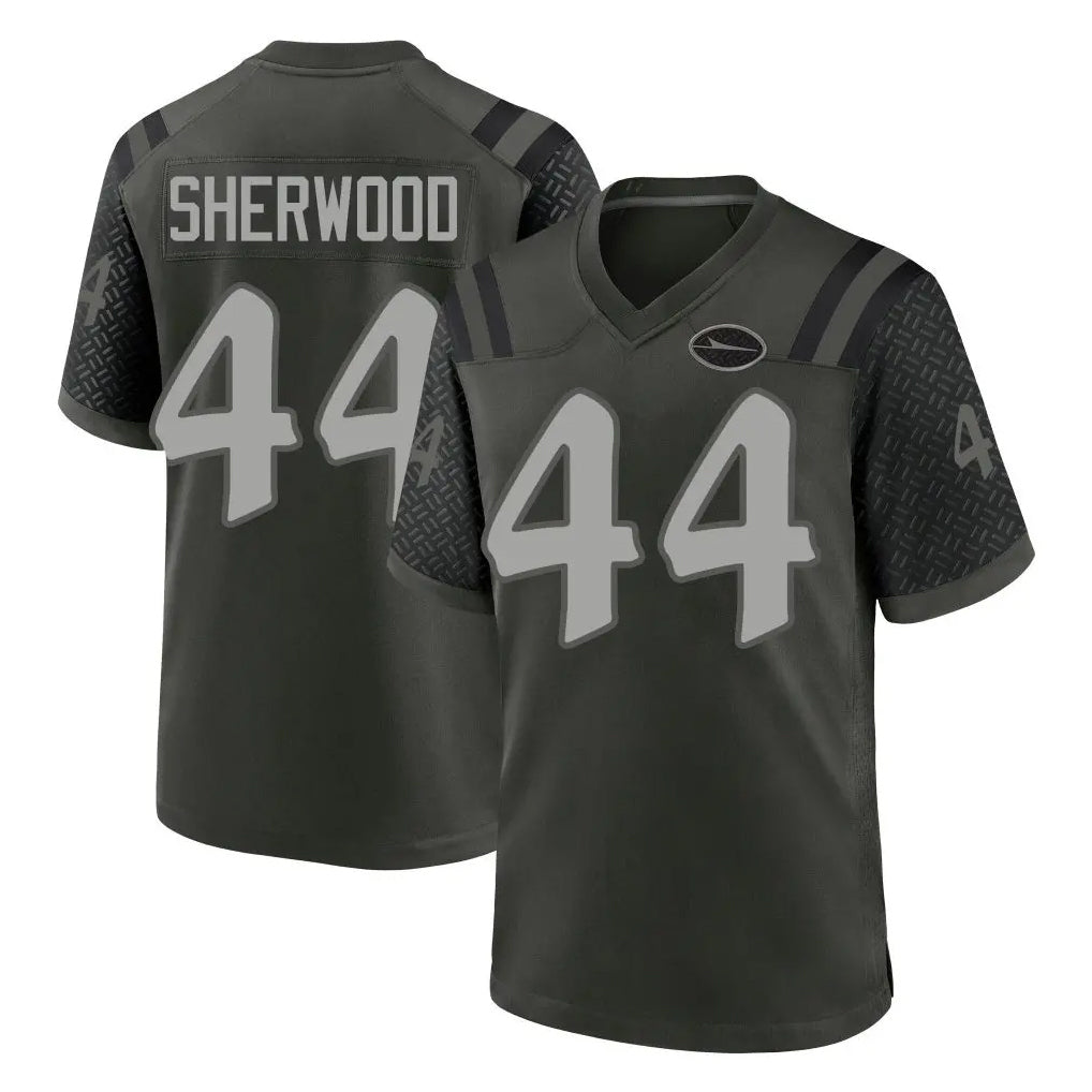 Tuec NY.Jets #44 Jamien Sherwood Player Green 2025 Rivalries Collection Home Game Stitched Jerseys