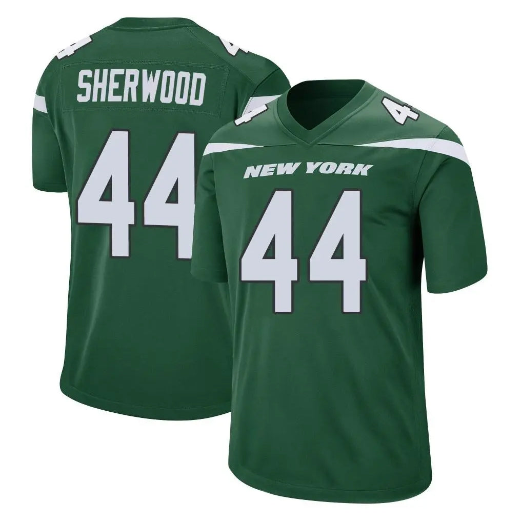 Tuec NY.Jets #44 Jamien Sherwood Player Green Home Game Stitched Jerseys