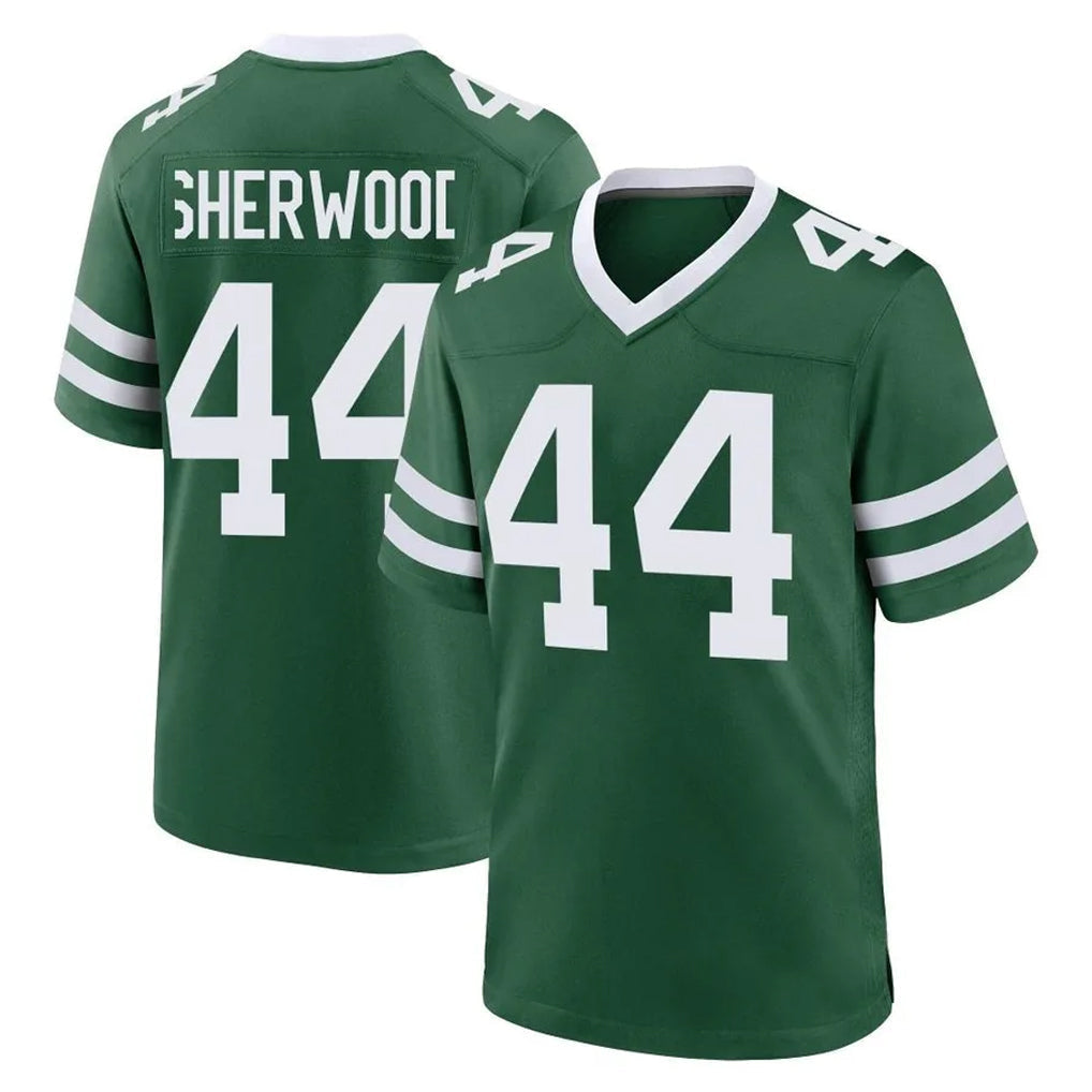 Tuec NY.Jets #44 Jamien Sherwood Player Green Legacy Home Game Stitched Jerseys