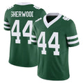 Tuec NY.Jets #44 Jamien Sherwood Player Green Legacy Limited Vapor F.U.S.E. Home Game Stitched Jerseys