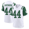 Tuec NY.Jets #44 Jamien Sherwood Player White Classic Home Game Stitched Jerseys