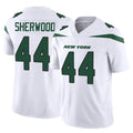 Tuec NY.Jets #44 Jamien Sherwood Player White Limited Vapor F.U.S.E. Home Game Stitched Jerseys