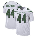 Tuec NY.Jets #44 Jamien Sherwood Player White Spotlight Home Game Stitched Jerseys